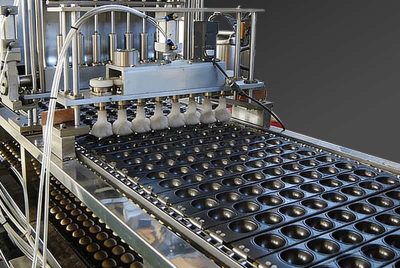 Линия по производству паровых бисквитов